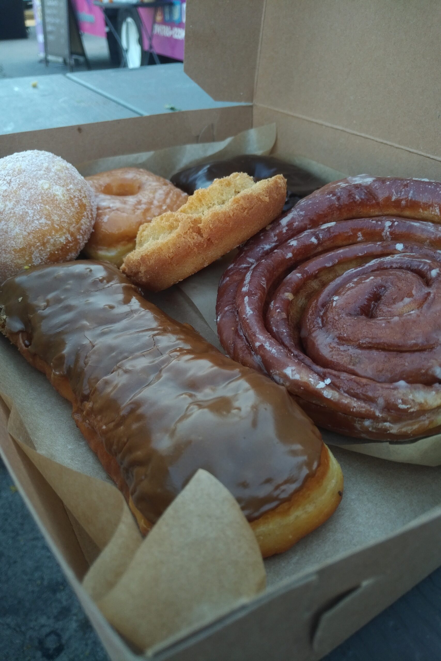 Some amazing vegan donuts from The Donuttery!!! at Vegan Exchange LA